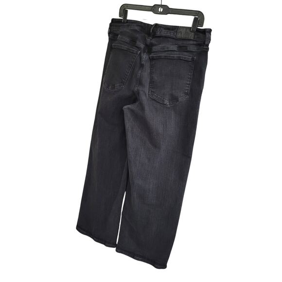 Madewell Jeans Womens 14W Black The Perfect Curvy Vintage Wide Leg Denim - Picture 7 of 11
